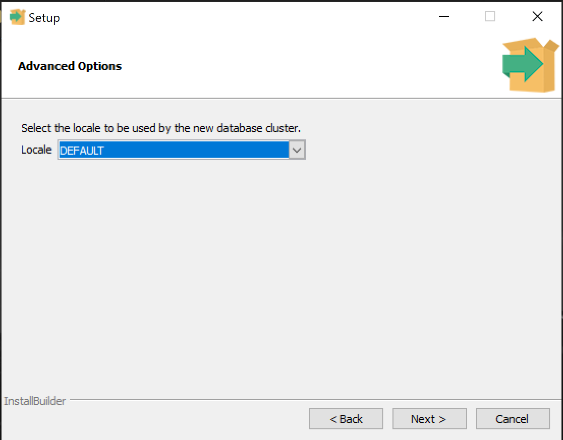 نصب PostgreSql