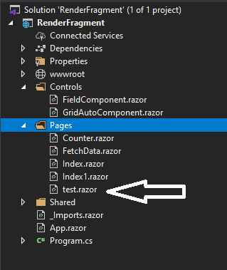 blazor component name can not start with a lowercase